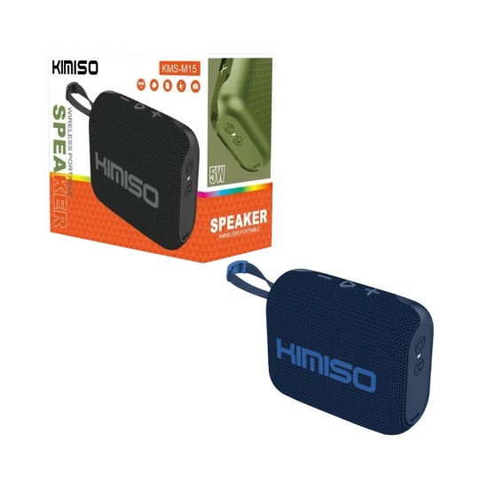 Kimiso Portable Wireless Speaker KMS-M15 Blue